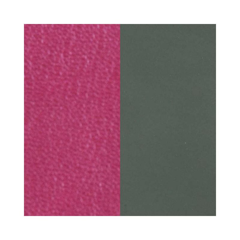 Cuir de bague reversible les Georgettes fuchsia/Kaki