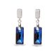 Boucles d'oreilles Spark en Argent et cristaux