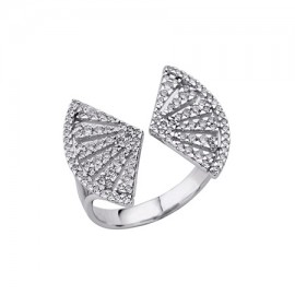 Bague Argent et oxyde de zirconium