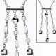 Collier Acier avec laque noir et blanche