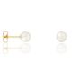 Boucles d'oreilles Or jaune et perle diamètre 4.5/5mm