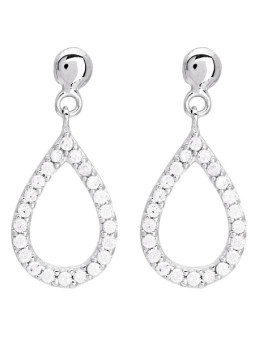 Boucles d'oreilles Or et oxydes de zirconium