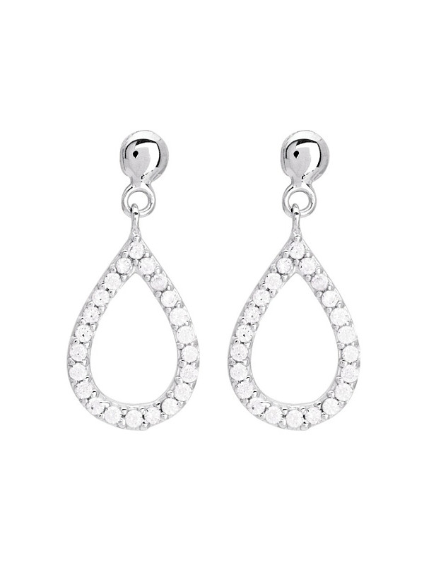 Boucles d'oreilles Or et oxydes de zirconium