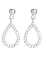 Boucles d'oreilles Or et oxydes de zirconium