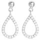 Boucles d'oreilles Or et oxydes de zirconium