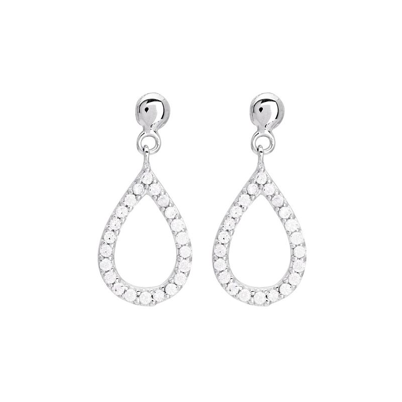 Boucles d'oreilles Or et oxydes de zirconium