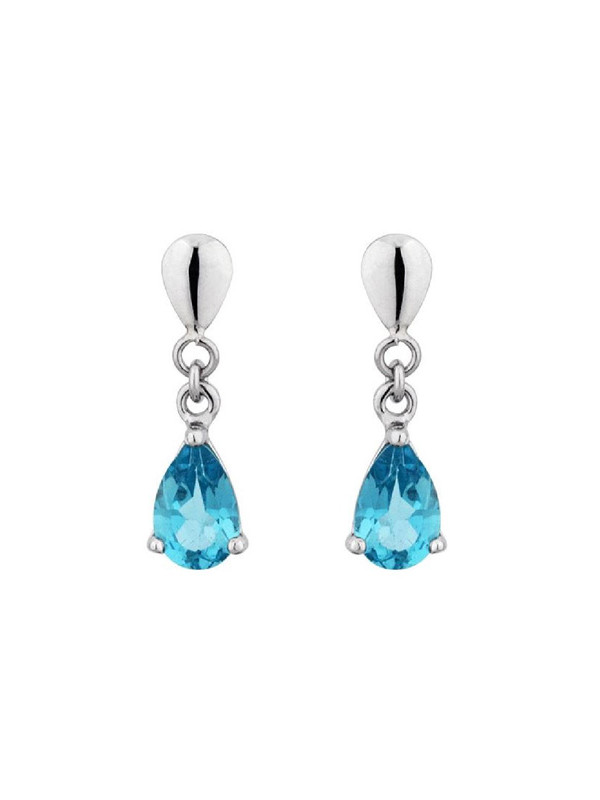 Boucles d'oreilles Or et topazes