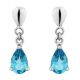 Boucles d'oreilles Or et topazes