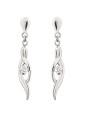 Boucles d'oreilles Or et oxydes de zirconium