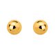 Boucles d'oreilles boules Plaqué Or diamètre 8 mm
