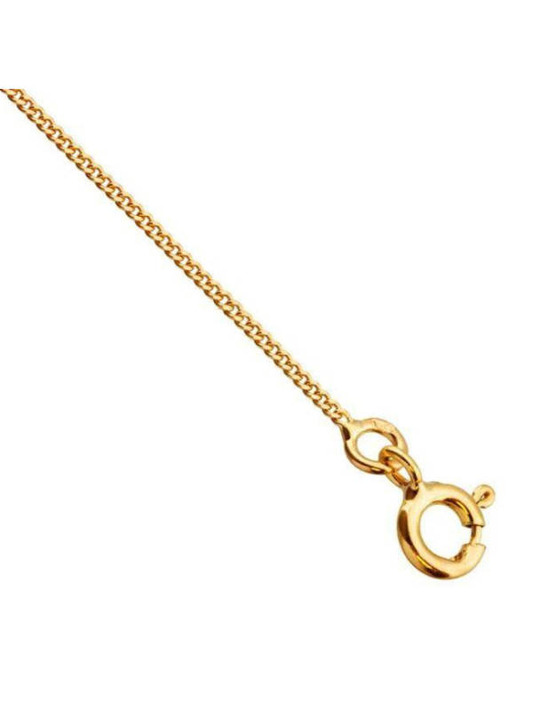 Chaine Or jaune maille gourmette
