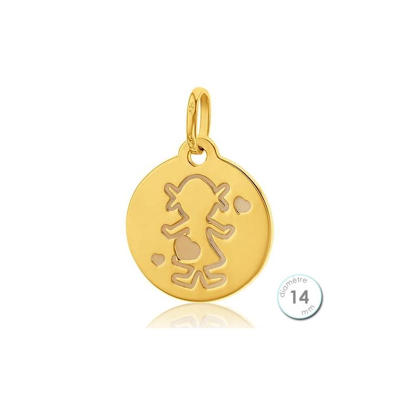 Médaille Laïque en Or - Augis