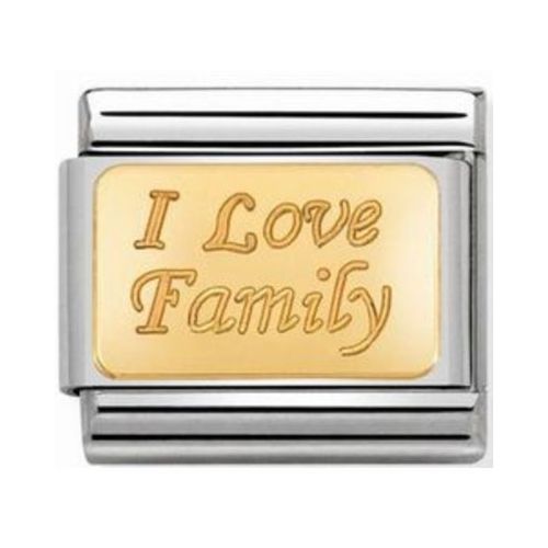 Maillon Nomination classic I love family en or
