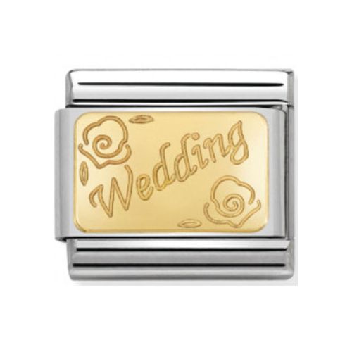 Maillon Nomination classic Wedding en or
