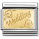 Maillon Nomination classic Wedding en or