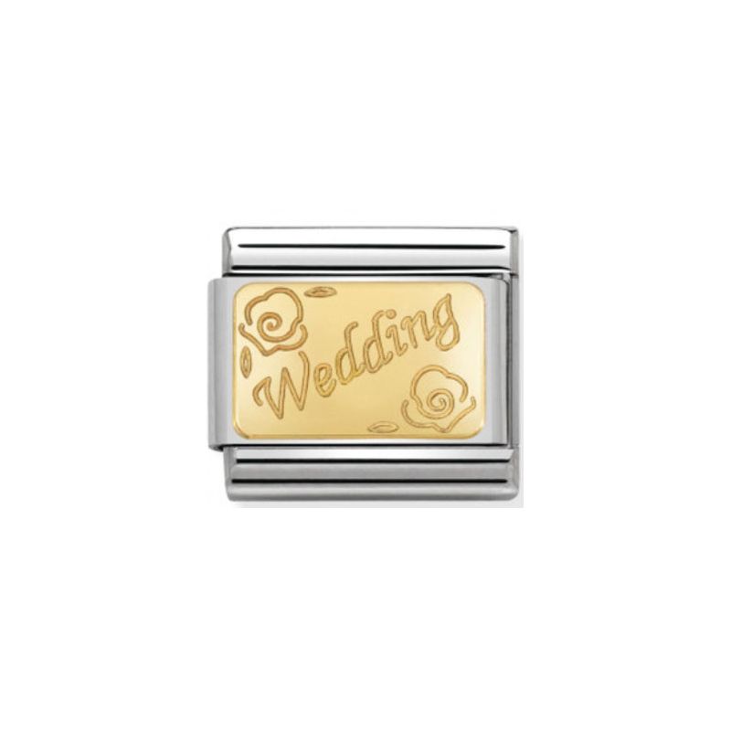 Maillon Nomination classic Wedding en or