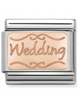 Maillon Nomination classic Wedding en Or rose