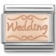 Maillon Nomination classic Wedding en Or rose