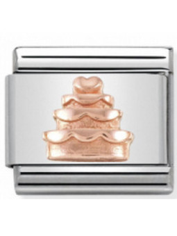 Maillon Nomination classic relief gateau à étage