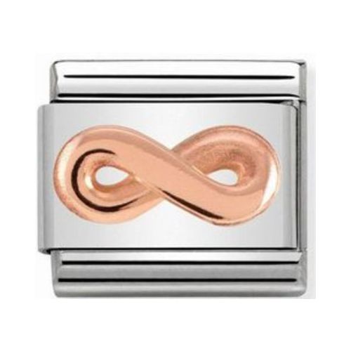 Maillon Nomination classic relief symbole de l'infini