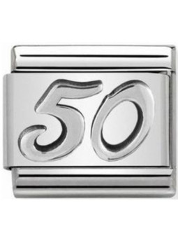 Maillon Nomination classic 50 en Argent