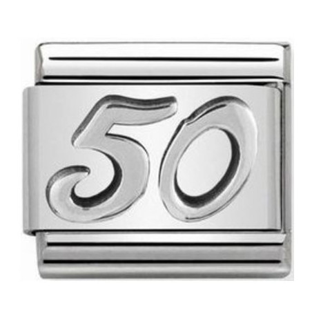 Maillon Nomination classic 50 en Argent