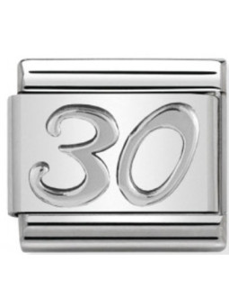 Maillon Nomination classic 30 en Argent