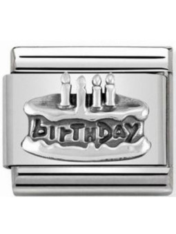 Maillon Nomination classic gateau en Argent