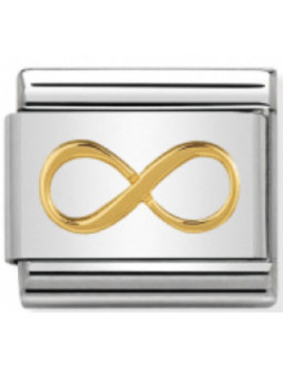 Maillon Nomination classic symbole infini en Or