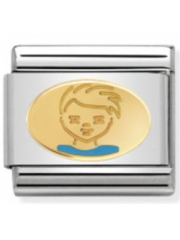 Maillon Nomination classic petit garçon en Or