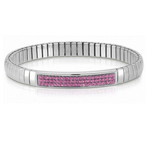 Bracelet Nomination extensible Glitter avec cristaux Swarovski roses 