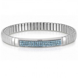 Bracelet Nomination extensible Glitter avec cristaux Swarovski bleus 