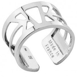 Bague Les Georgettes motif ibiza finition argent