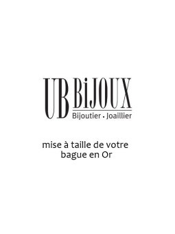 Mise à taille de bague en Or