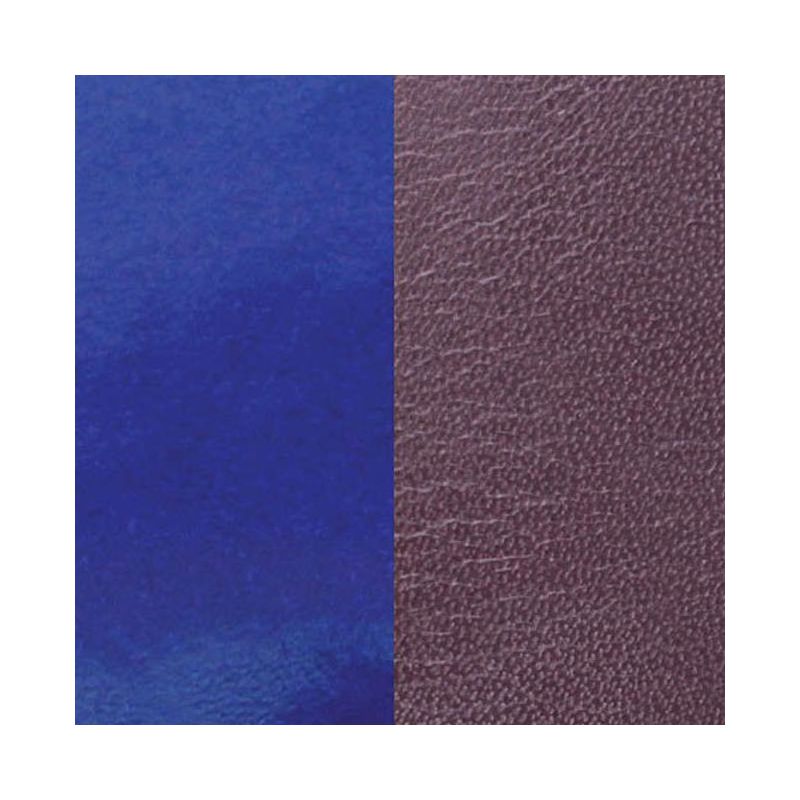 Cuir reversible les Georgettes prune/vernis bleu