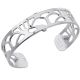 Bracelet manchette Les Georgettes motif arcade finition Argent small