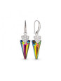 Boucles d'oreilles Spark Argent et cristaux motif  glaive