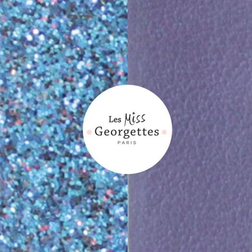 Cuir reversible miss les Georgettes bleu/violet