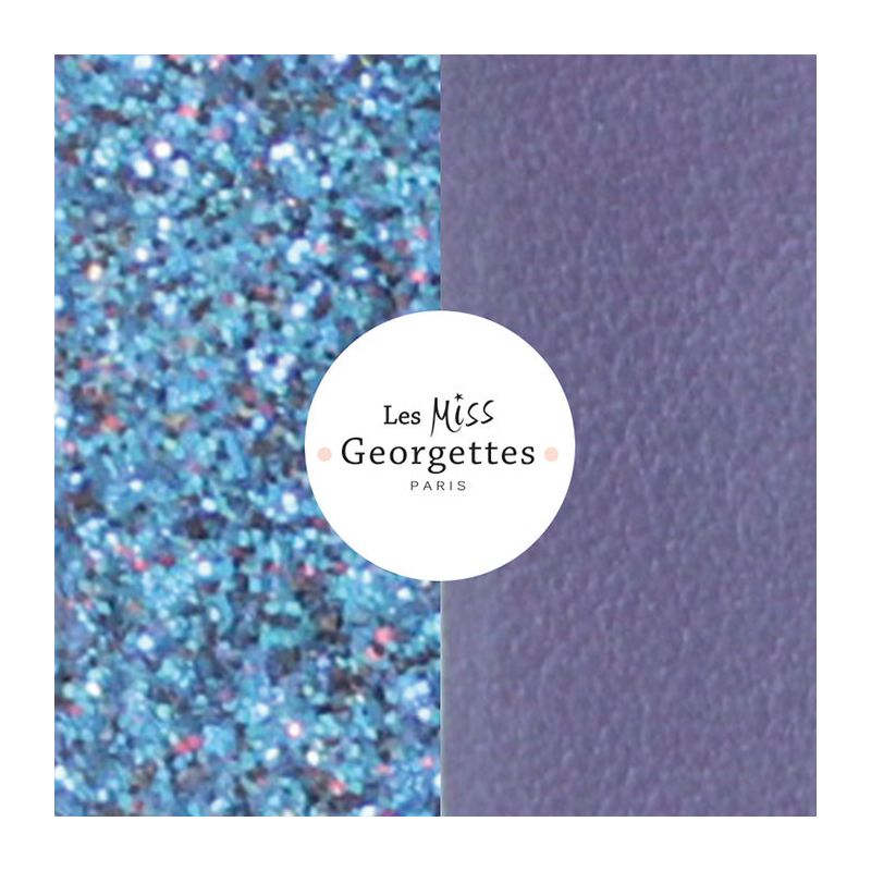 Cuir reversible miss les Georgettes bleu/violet