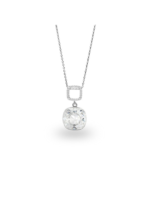 Collier Spark Argent et cristaux