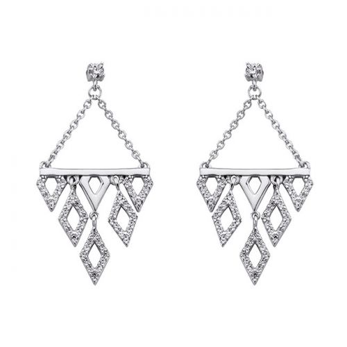 Boucles d'oreilles Argent et oxydes de zirconium