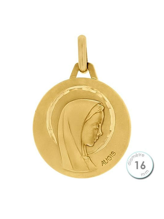 Médaille de baptême Vierge en Or - Augis
