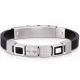 Bracelet Nomination acier et caoutchouc