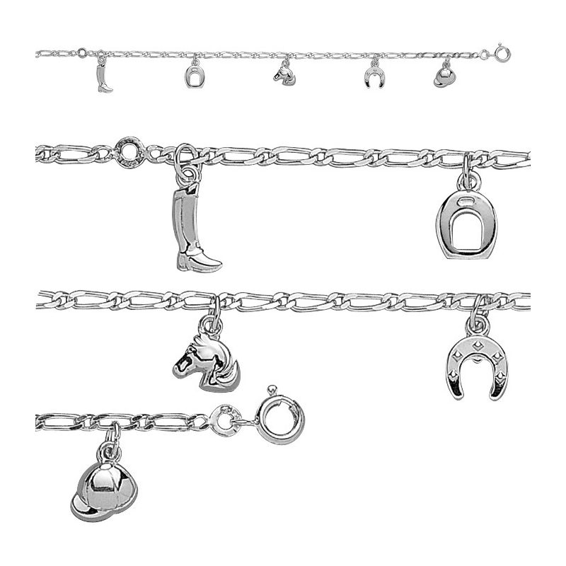 Bracelet enfant Argent thème cheval