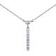 Collier en Argent et oxydes de zirconium