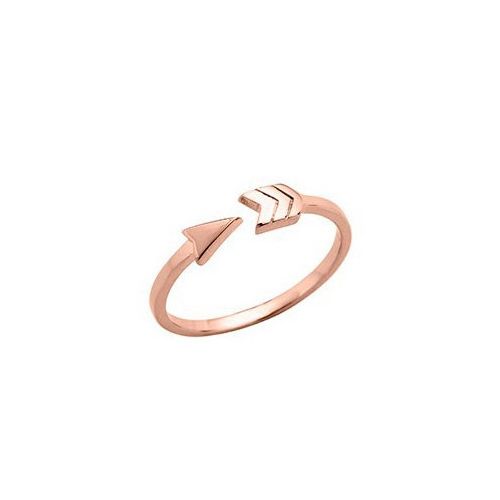 Bague Les Cumulables plaqué Or rose motif flèche