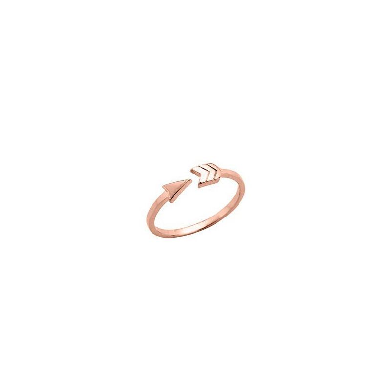 Bague Les Cumulables plaqué Or rose motif flèche