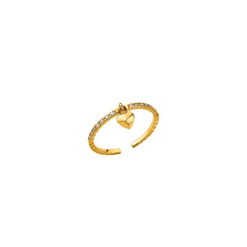 Bague Les Cumulables plaqué Or et oxydes de zirconium