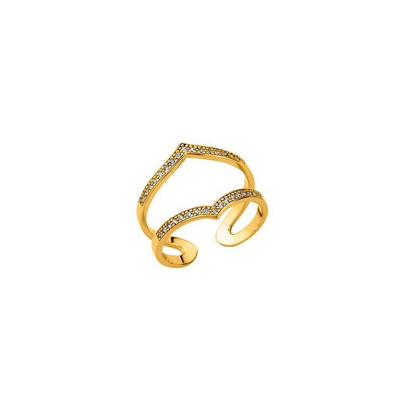 Bague Les Cumulables plaqué Or et oxydes de zirconium