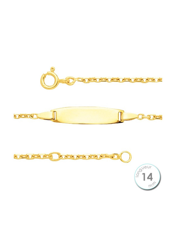 Gourmette enfant Or jaune 375